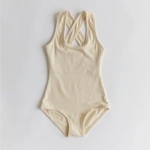 ARQ Cleo Leo Bodysuit in Cotton